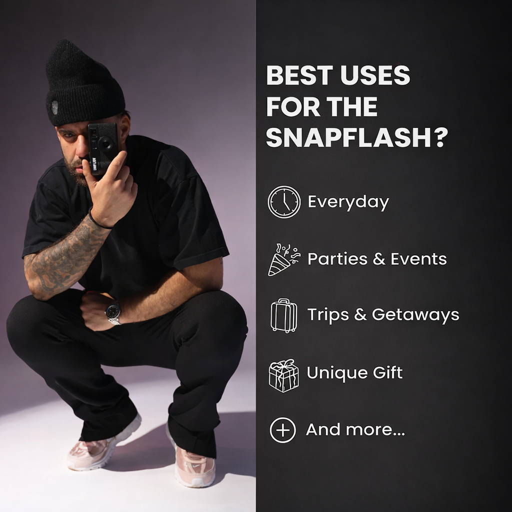 Snapflash - Vintage Camera | Black