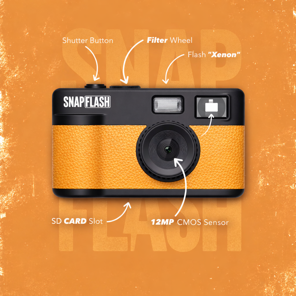 Snapflash - Vintage Camera | Yellow