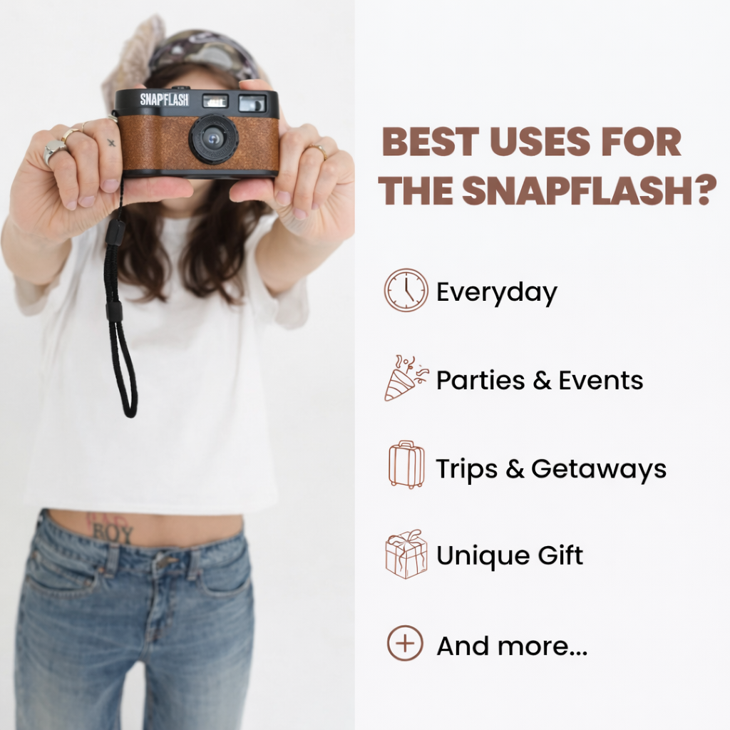 Snapflash - Vintage Camera | Brown